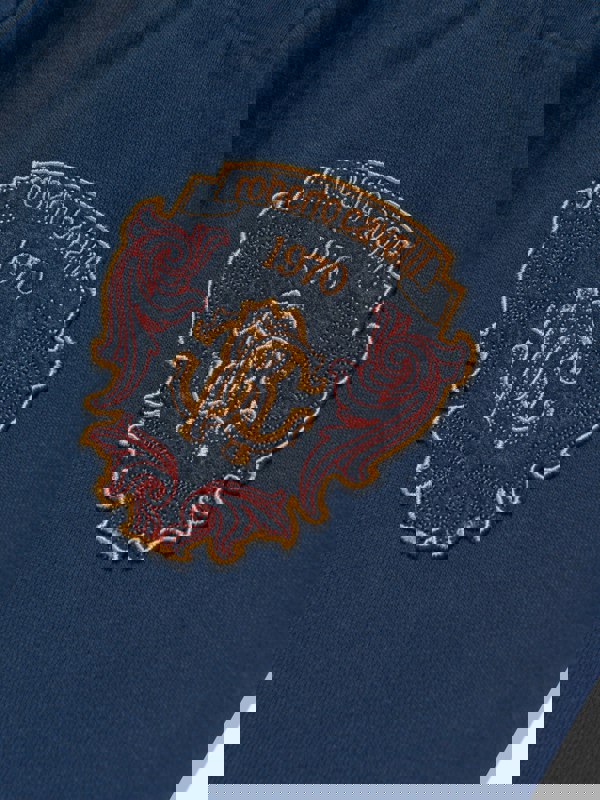 Roberto Cavalli Boys Logo Joggers in Navy