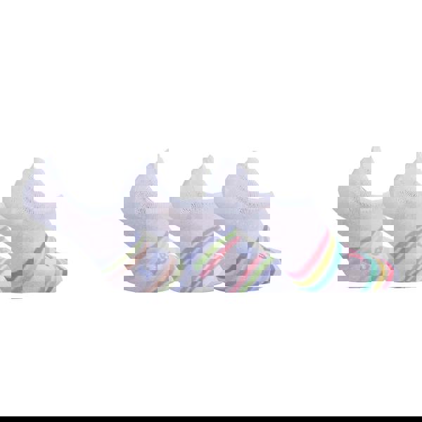 Lee Unisex Adult Logo Liner Socks (Pack of 3) - White/Multicoloured - 