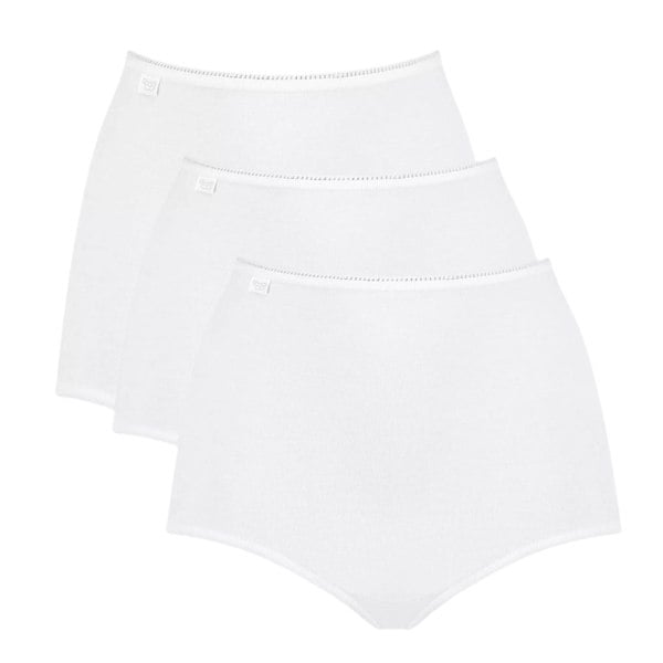 Sloggi 24/7 3-Pack Cotton Maxi Briefs, White