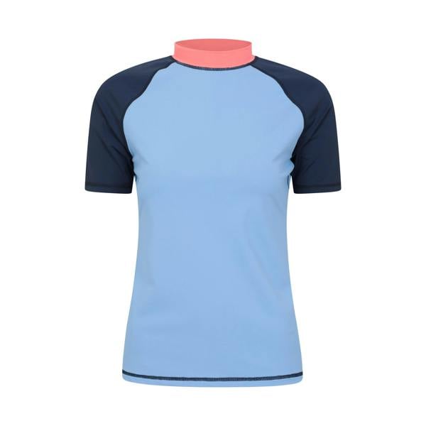 Mountain Warehouse Womens/Ladies UV Protection Rash Guard - Pale Blue - 