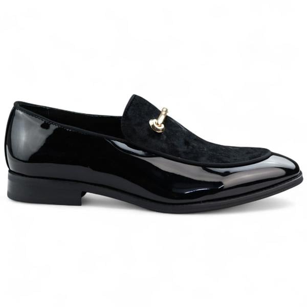 Dolcetto Men’s Smart Loafers Leather Lined Velvet Slip-On Shoes