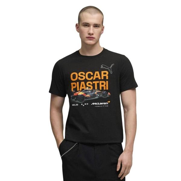 Puma Unisex Adult Oscar Piastri McLaren F1 T-Shirt - Puma Black - 