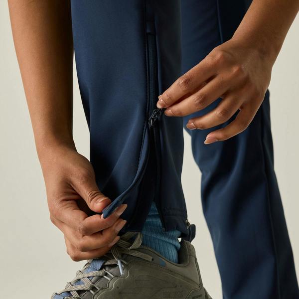 Regatta Womens/Ladies Geo II Softshell Trousers - Navy - 