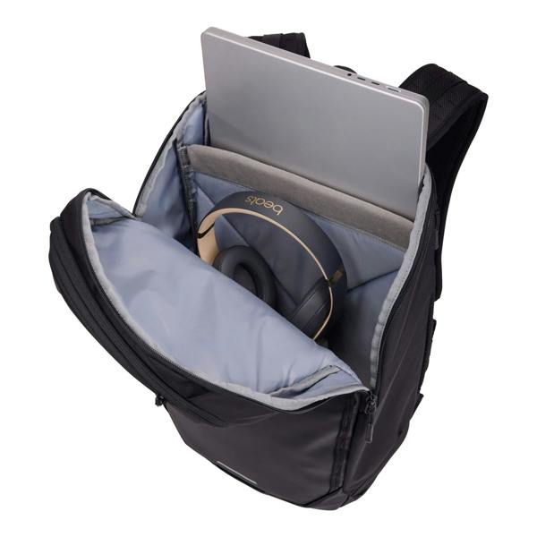 Thule Chasm Laptop Backpack 26L Black, Durable Water Resistant Travel Bag
