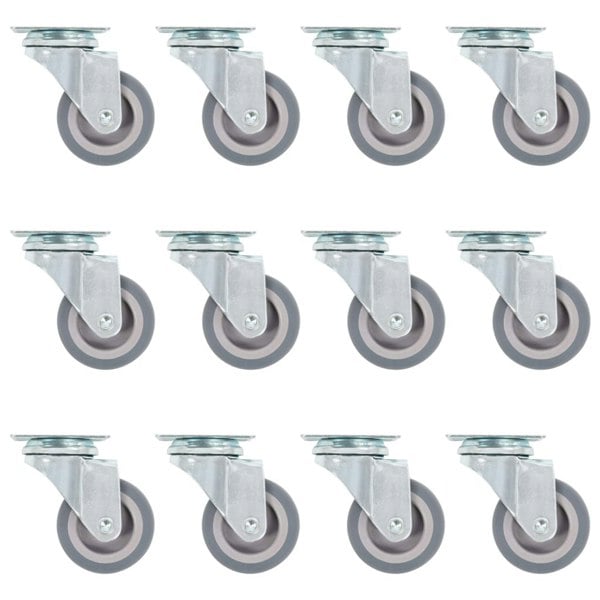 Berkfield 72 pcs Swivel Casters 50 mm