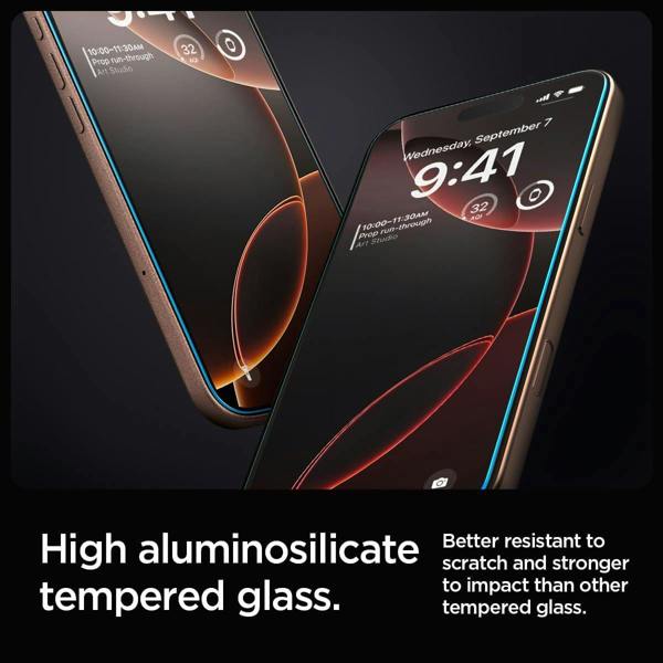 Spigen Glastr EZ Fit HD Screen Protector for iPhone 16 Pro Max 6.9" 2 Pack - AGL07907