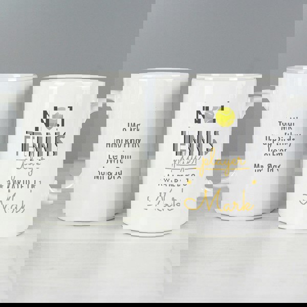 Personalised Memento Company Personalised No.1 Tennis Player Mug
