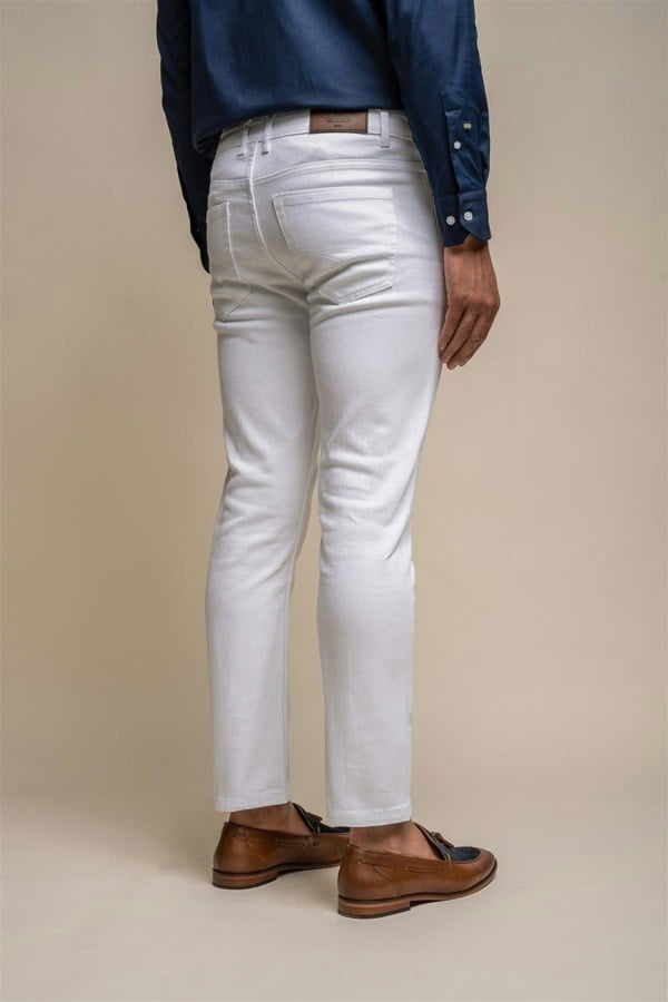 House of Cavani Milano White Jeans