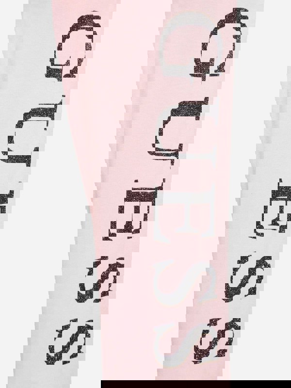 Guess Girls Logo Leggings in Pink