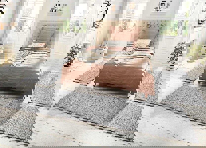 The Rugs Tufted Wool-Look 3-Piece Bedside Runner Rug Set