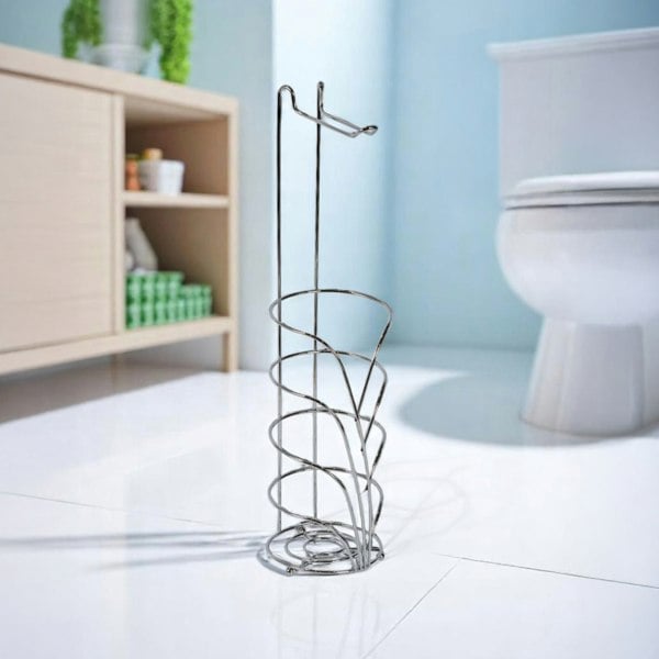 Showerdrape Vertu Chrome Toilet Roll Holder & Spare Combination