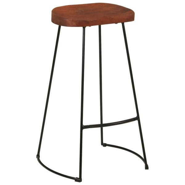 Berkfield Gavin Bar Stools 2 pcs 50x40x78 cm Solid Wood Mango