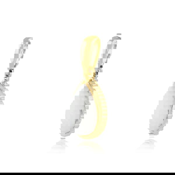 135E1202019-135P1567019 Classic Pear Opal Single Stone Bezel Drop Earrings & Pendant Set in 9ct Yellow Gold 5