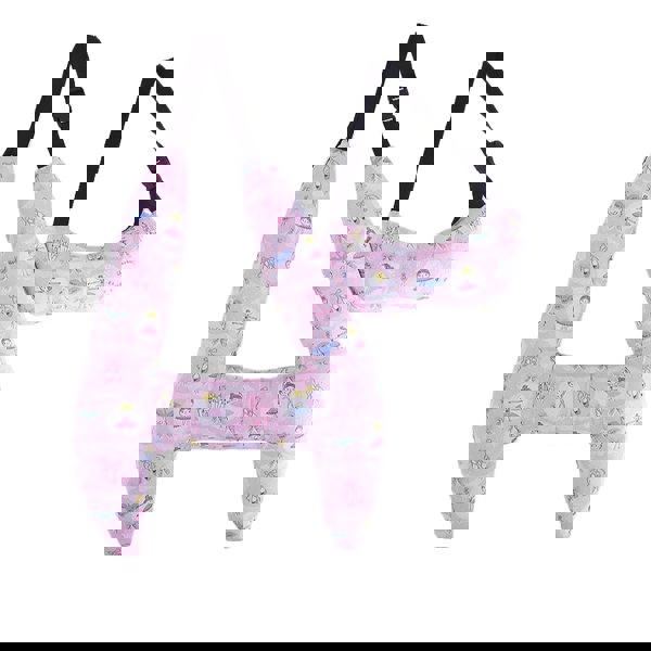 anycoplus Anypillow Car Travel Pillow Pink Girl 1 Set H-Shape Neck Support