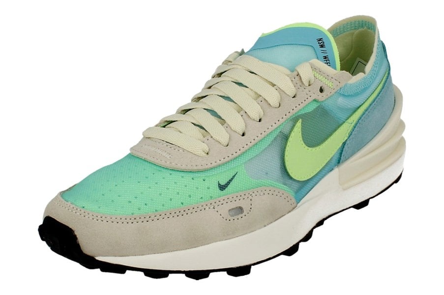Nike Womens Waffle One Dc2533  401 - Bleached Aqua Lime Glow 401 - Photo 0