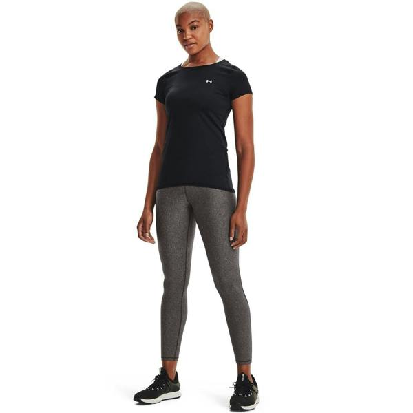 Under Armour Womens/Ladies Performance HeatGear Short-Sleeved Training T-Shirt - Black - 