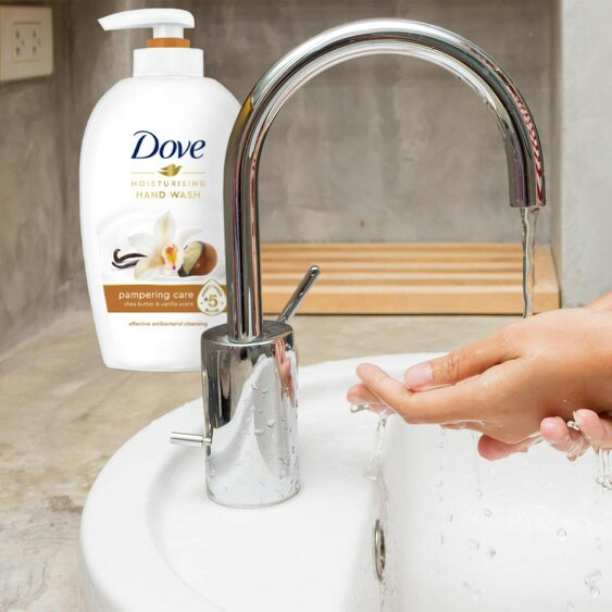 Dove Moisturising Hand Wash Pampering Care with Shea Butter & Vanilla 250ml,24Pk