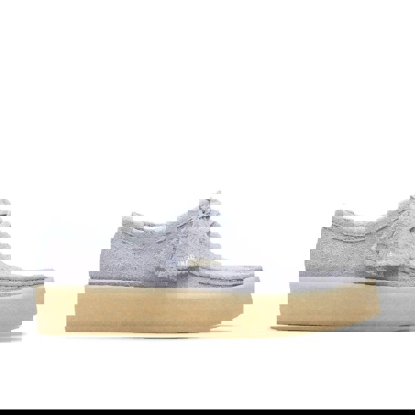 Clarks Mens Wallabee Suede Shoes - Grey