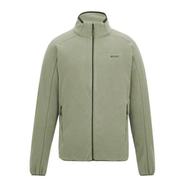 Regatta Mens Hadfield Full Zip Fleece Jacket - Light Sage