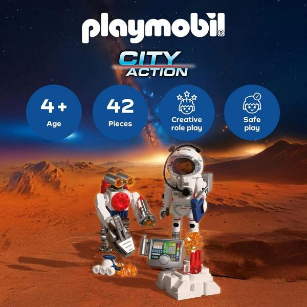 Playmobil ESA: Astronaut with Robot - 72014 Playset