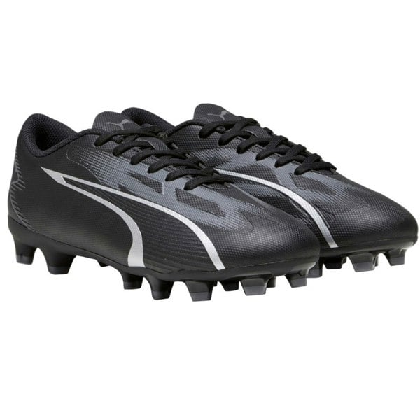 Puma Kids Ultra Play Football Boots - Black/Silver