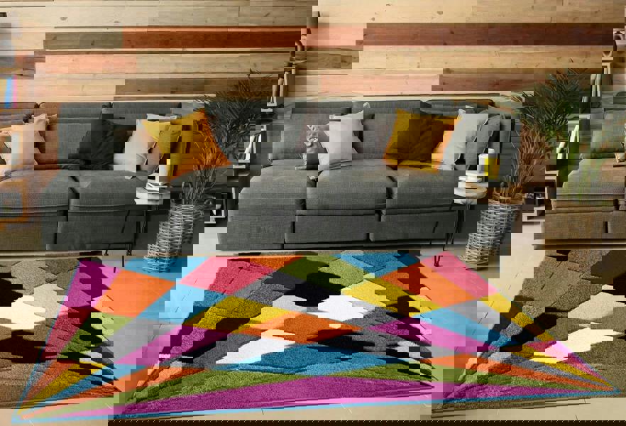 Smart Living Carved Rug Multi - Jazz