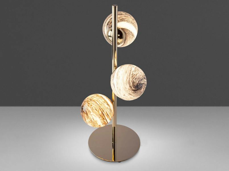 Angel Cerdá Table lamp in stainless steel 8065