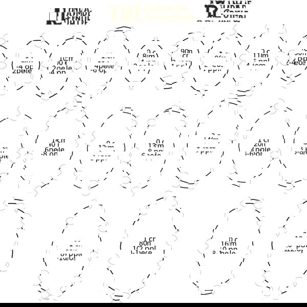 TRL Furniture Walnut Round Dining Table