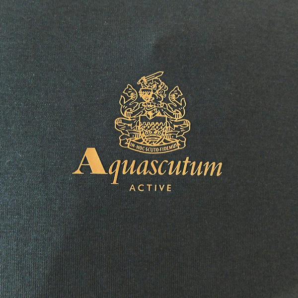 Aquascutum Active Small Logo Navy Blue T-Shirt