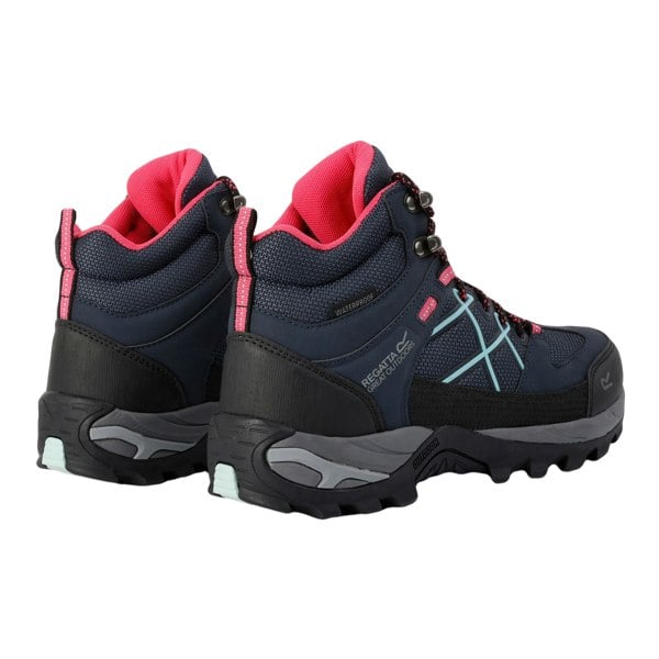 Regatta Womens/Ladies Samaris III Walking Boots - Navy/Pink