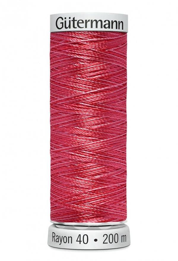 Gutermann No 40 Sulky Rayon Embroidery Thread 200m Rayon Thread Suitable For Embroidery