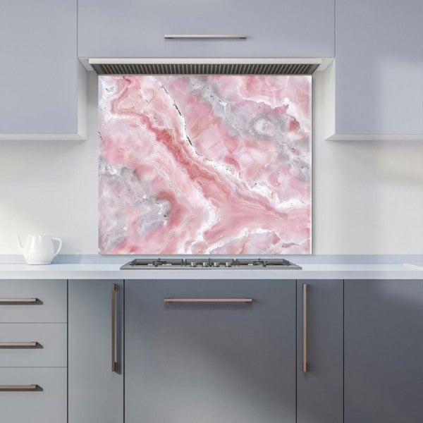 Warren Reed - Designer Pale And Grey Marble Effect Kitchen Splashback