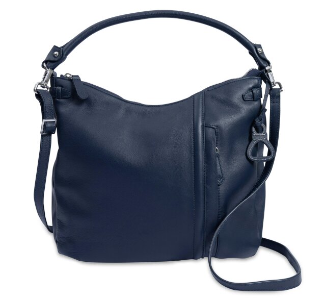 SADDLER "Julia" Real Leather Hobo Bag – Versatile, Stylish & Spacious Design - Navy