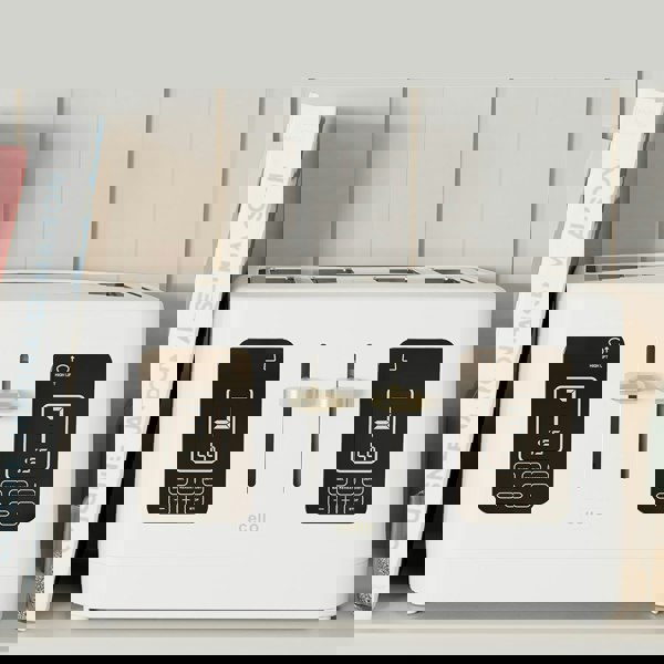 Cello Digital 4 Slice Toaster with touch control and timer