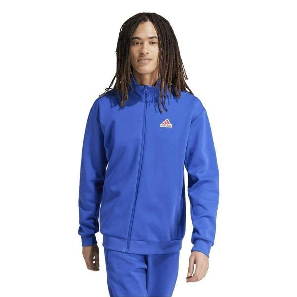 Adidas Mens BOS Regular Track Jacket - Blue - 