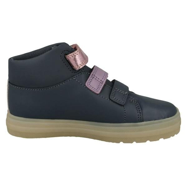Clarks Childrens Clarks Star Detailed Light Up Ankle Boots Flare Show