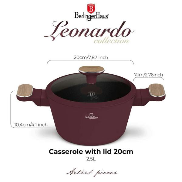 Berlinger Haus BH8300 – Leonardo Nordic 20 cm Casserole