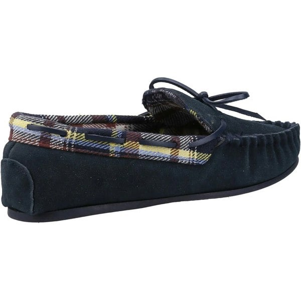 Cotswold Womens/Ladies Chatsworth Suede Moccasins - Navy