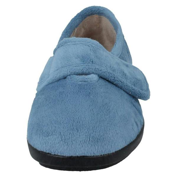 DB Shoes Ladies DB Shoes Casual Velour Slippers Fountain