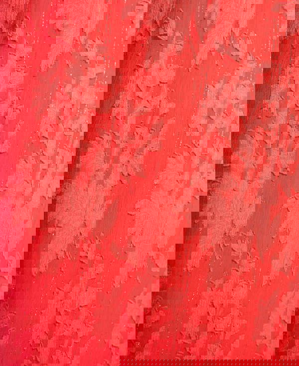 coral jacquard fabric