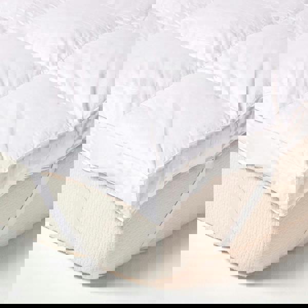 HOMESCAPES Goose Feather Bed Mattress Topper