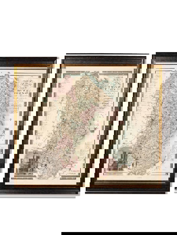 Exceptional Art c.1830 County Maps of England