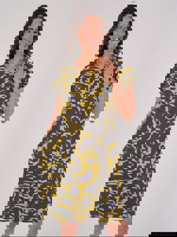 VIZ-A-VIZ Floral Print Dress