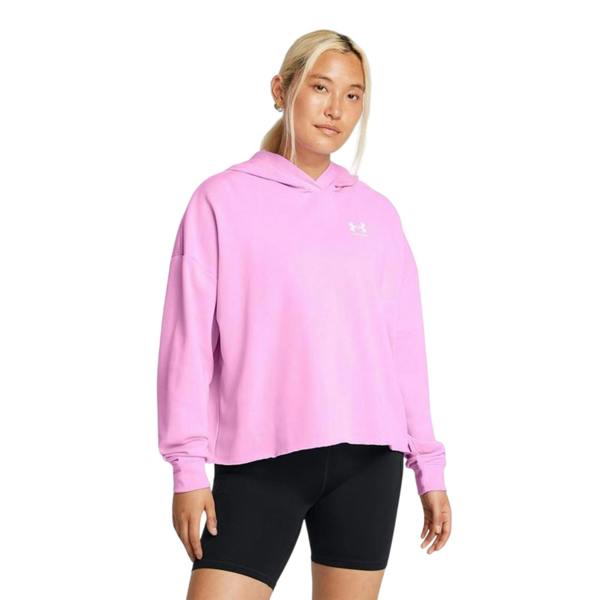 Under Armour Womens/Ladies Rival Terrycloth Oversized Hoodie - Purple - 