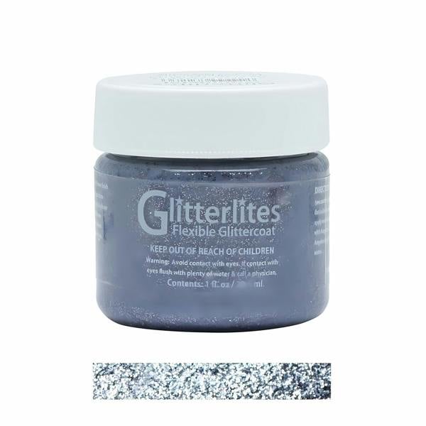 Angelus Glitterlites Paint - Sparkling Glitter Effects for Leather 1oz