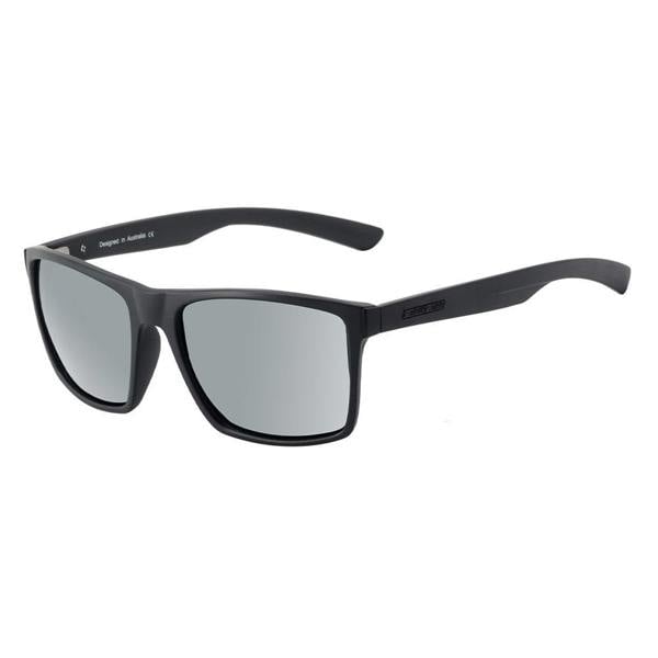 Dirty Dog VOLCANO - Black with Polarized Silver Mirror Lens