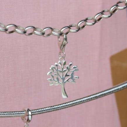 Mylee London Tree of Life Pendant Charm - Sterling Silver