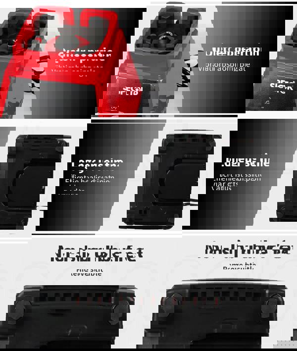 Spector 2L Commercial Blender Mixer Food Processor Juicer Smoothie Ice Crush Red