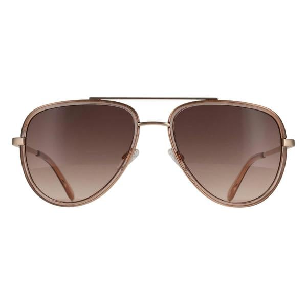 Quay Sunglasses All In Medium 45289 Doe Brown Gradient