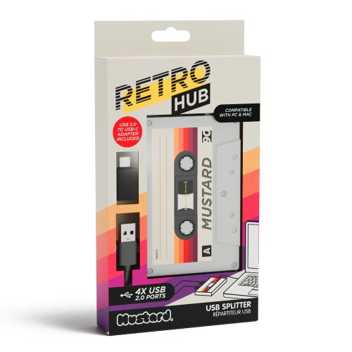 Love Frankie Retro Cassette Deck USB hub